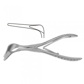 Cottle Nasal Specula Black Stainless Steel, 14 cm - 5 1/2" Blade Length 75 mm
